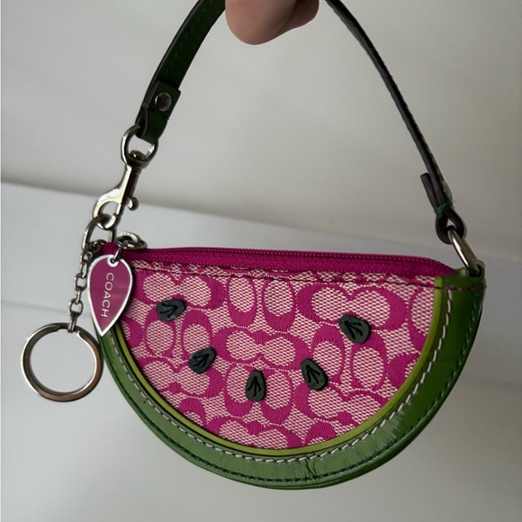 Coach Handbags - RARE Vintage Coach Watermelon Coin Purse 🍉